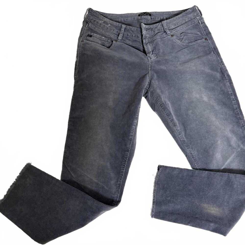 DEAR JOHN American Classic gray corduroy ankle rough hem pants. Wms SZ 30